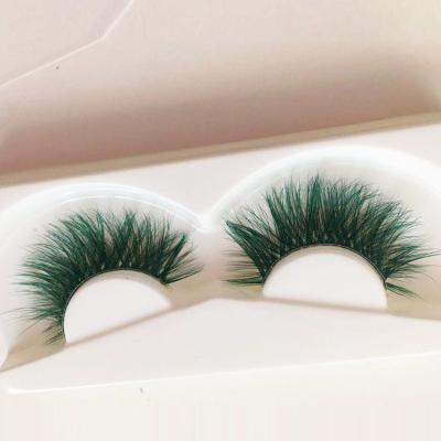 China Long/Fluffy/Multi-Layer/Comfortable 3d Lashes 100% Real Mink Fur Handmade Colored Strip Mink Lashes Private Label Thick/Colored Lashes for sale