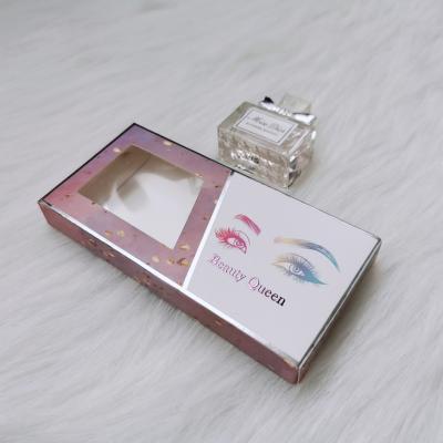 China Purple Mink Rainbow Logo Crisscross Lashes Vendor Private Label Lashes Box Eyelash Packaging for sale