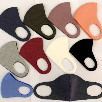 China Custom Made Washable Breathable Face Mask Polyester Logo Printing Various Colors Reusable Material Mask For Unisex for sale