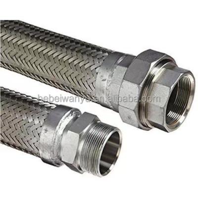 China 304/304L/316/316L SS Corrugated Stainless Steel Metal Flexible Hose With Flange China Factory for sale