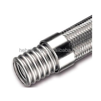 China China 304 /316 Stainless Steel Industrial Flexible Hose High Pressure Corrugated Metal Hose for sale