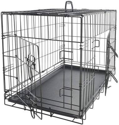 China Breathable Hot Sale High Quality Multiple Sizes Folding Metal Dog Cage for sale