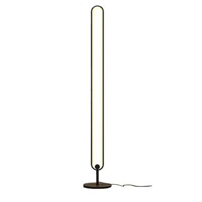 China Bedroom Living Room RGB Modern Standing U Shaped Remote Control LED Floor Lamp Lights Corner Light for sale