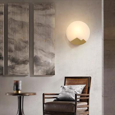 China Modern factory wholesale high quality indoor wall lighting wall lamps marble lights for home for sale