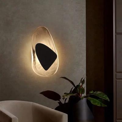 China Post Modern Luxury Gold Led Wall Lamp Decoration Sconce Light For Living Room Bedroom Bedside Stair Aisle TV Background for sale