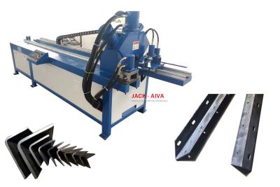 China Angle Iron Punching Cutting Machine Angle Steel Flange Machine for sale