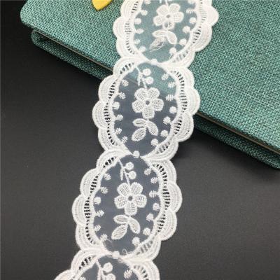 China Factory Hot-selling Water Soluble Fashion Cotton Mesh Embroidery Lace Shirts Lace Home Textile Lace for sale