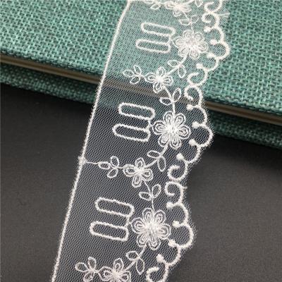 China Factory Hot-selling Water Soluble Fashion Cotton Mesh Embroidery Lace Shirts Lace Home Textile Lace for sale