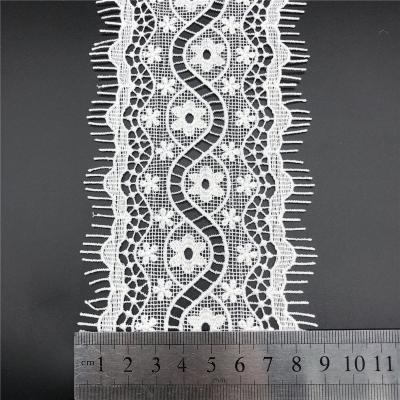 China Factory Fashion Polyester Lace Hot-selling Shirts Water Soluble Lace Home Textile Lace for sale