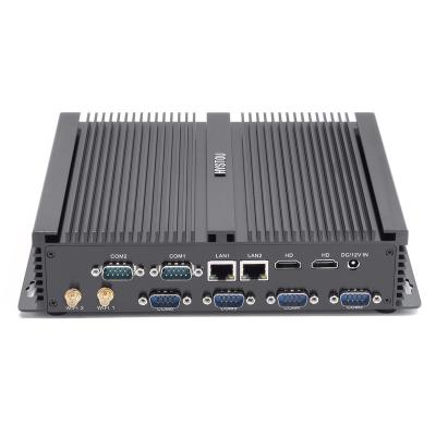 China Factory Price Mini Industrial Automation PC i3 ​​i5 i7 2 Lan Port 4 USB 3.0 2 HD Computer Hardware Host for sale