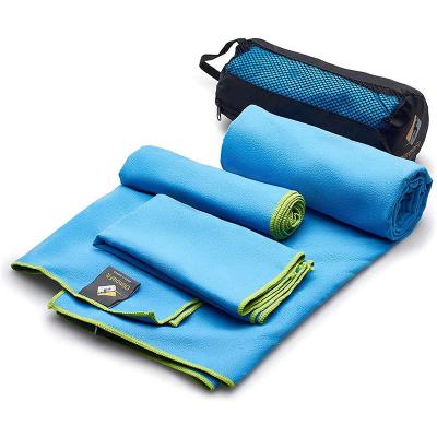 China High Quality Compressed Microfiber Travel Sports Towels Gym Towel Outdoor Beach Towel for sale