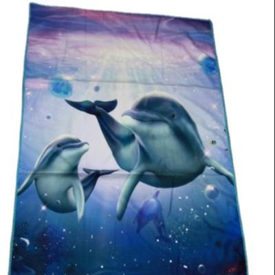 China Hot Sale 100% Microfiber Polyester Kid Safe Quick Dry Beach Towel for sale