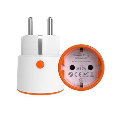 China Smart Plug 16a Eu Residential / General Purpose Plug Zigbee Smart Plug Zigbee With Current And Power Real Time Metering for sale