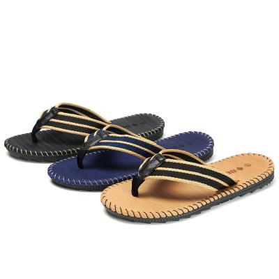 China New Design High Quality Anti-odor Shoes Wholesale Comfortable Slippers V-shape Flip Flops For Men for sale