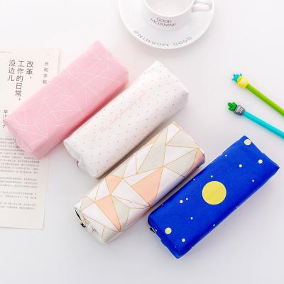 China Lovely zipper LOW MOQ zipper school pencil case for girls custom logo bag factory direct custom size for sale