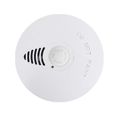 China PDLUX PD-SO-215 10 Years Remote Control Sealed Battery Powered DC3V Smoke Detector Standalone Photoelectric Fire Alarm With En14604 for sale