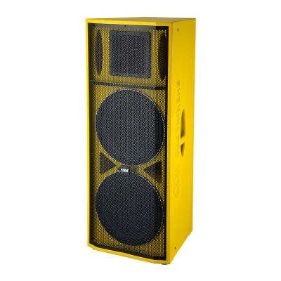 China Play Video Hot 15 Inch Karaoke Stage Speaker DJ Bar SP215 Professional Wooden Passive Speaker Box Large Factory Price Audio System for sale