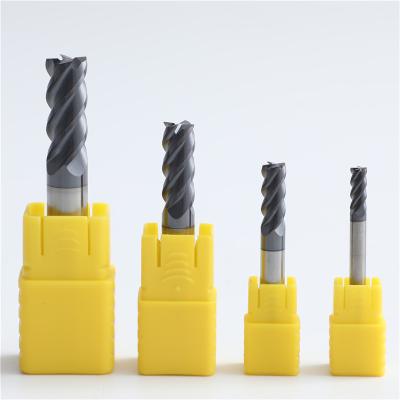 China CNC Milling Machine 4 Flute 1 Mm Square Bit Carbide End Mill For Lathe Machine for sale