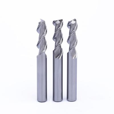 China CNC Process Made In China HRC45 Double Carbide 2 Flute Edge Belt End Mills For Aluninum for sale