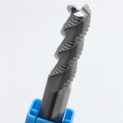 China CNC Tungsten Solid Carbide End Mill Milling Rough Machining Rough Cutting End Mill Rough Cutting Tools for sale