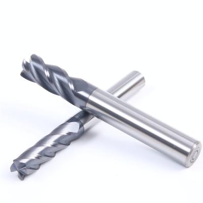 China CNC Milling CNC Machining Cutting Tools 4 Flute Carbide Corner Radius End Mills for sale