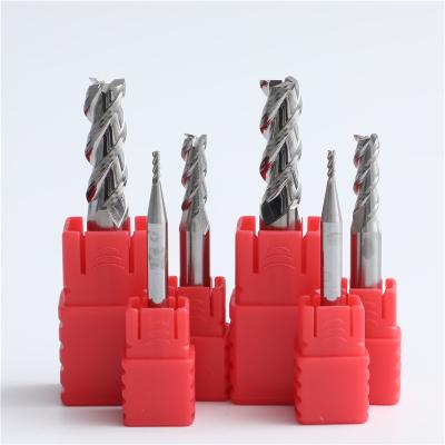 China CNC Machining Cutting Tools 3 Flute End Mill Cnc Milling Cutter For Aluminum for sale