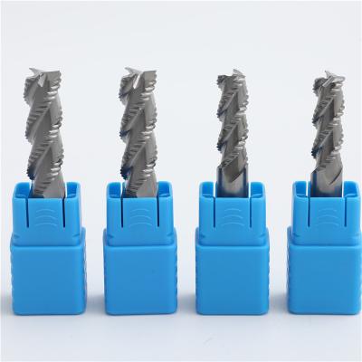 China CNC Carbide Milling Machining End Mills 1mm 1.5mm 2mm 3mm 4mm 5mm 6mm For Rough Milling for sale