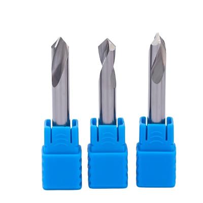 China MTS HRC45 NC CNC Milling Machining End Mills Spotting Drills Cutting For Alumnium for sale