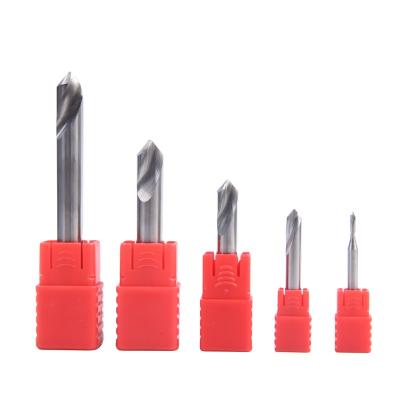 China MTS HRC55 NC CNC Milling Machining End Mills Spotting Drills For Cutting Tools CNC Carburo Aluminum Duro Metal Taladros Herramianta for sale