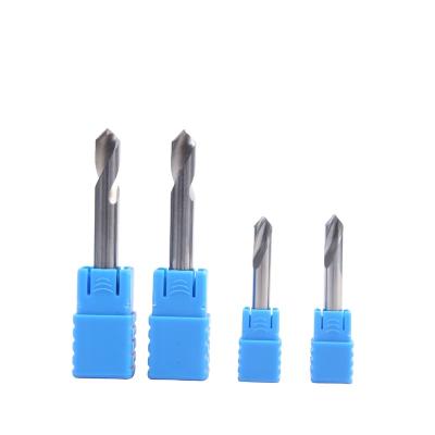 China MTS HRC45 NC CNC Milling Machining End Mills Spotting Drills Cutting For Aluminum Tools CNC Metal Herramianta de Corte de taladros puntuales for sale