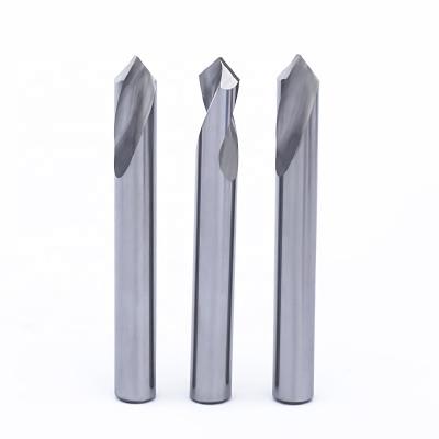 China CNC Process MTS Tungsten Solid Carbide 45 HRC NC Spotting Drills For Aluminum Cutting Tools CNC In Stock for sale