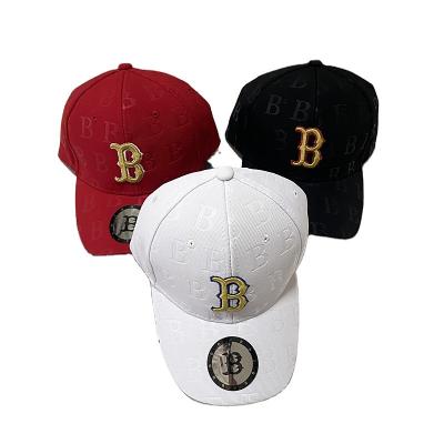 China High Quality Customized Famous Brand Designer COMMON Caps Famous Brand B Letter Logo Embroidery Curved Brim Baseball Cap Hat for sale