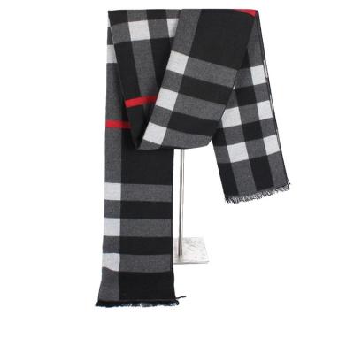 China Cashmere Autumn Winter Men's And Women's Fashion Scarf Monochrome Extended Cashmere Scarf for sale