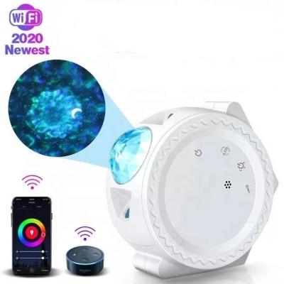 China Alexa WIFI Modern Galaxy Projector APP Control LED Nebula Moon Cosmos Night Light Galaxy Starry Projector for Kids Christmas Gifts for sale