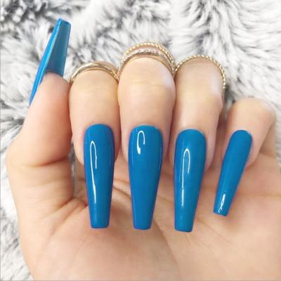 China Easy Apply Biumart Popupalr Full Cover Nail Tips Customer Logo ABS Artificial Nails Press On Nails for sale