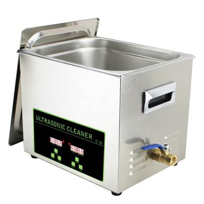 China Ultrasonic Cleaning Machine 10L Ultrasonic Cleaning Equipment Medical Cleaner Cleaner Machine with Timer and Heating Device for sale