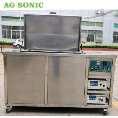 China Car Industrial Clean Ultrasonic Bath for Cleaning Motor 28khz with Hinged Lid and 360L Drainage Vertical Ultrasonic Cleaner for sale