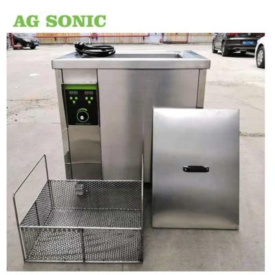 China 60L 40khz Ultrasonic Cleaning Machine Petroleum Parts 60L Oil and Rust Filters Strainer Metal Cleaner for sale