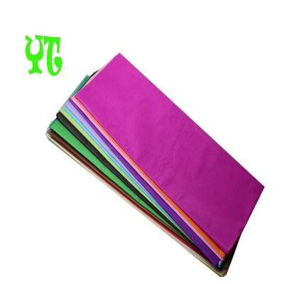 China Flame retardant 17gsm color paper / tissue paper sedums / crafts tissue paper for sale