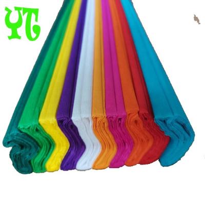 China Fireproof Factory Directly Supply 50*180 200 Art Interesting Creative 250CM Handmade Crepe Paper For Kids DIY for sale