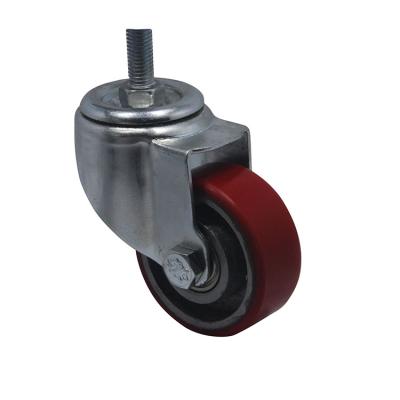 China Transparent PIVOT caster office chair furniture caster wheels office chair casters silicone for furniture for sale