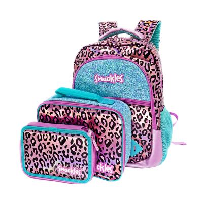 China New BSCI Anti-theft Fashion School Bag Waterproof Lunch Bag Set Students School Backpack Set For Girls Kids for sale