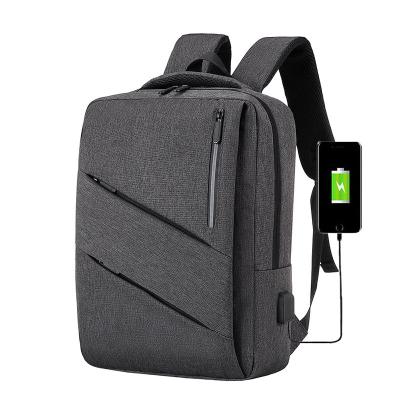 China With Custom Fashion Waterproof USB Backpacks Backpacks Charging Bag For Men's Business Laptop for sale