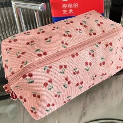 China Hot Selling Fashion Fashion Travel Cosmetic Bags Large Capacity Pocket Makeup Case Beauty Canvas Travel Make Up Bag For Girls Women for sale