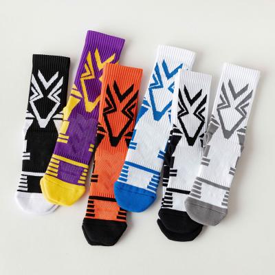 China Wholesale Men's Fashionable Basketball Sports Socks QUICK DRY Cotton Cotton Customized Breathable Athletic for sale