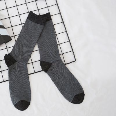 China Hot Sale Custom Logo Women's Casual Socks Solid Color Comfortable Sports Crew Socks for sale