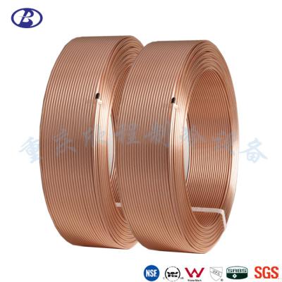 China Condition Or Air Chiller LWC Pipe Copper Roll 12 Inch Copper Tube for sale