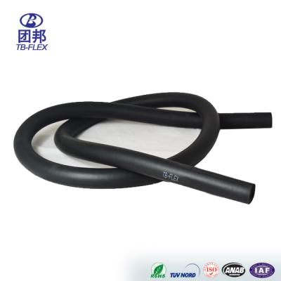 China 1/4 Inch Black Color Flexible Air Conditioning Foam Copper Pipe Rubber Insulation 1/4*9mm for sale