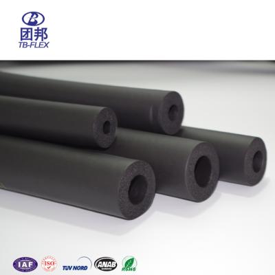 China Air Conditioning Radiant Barrier Rubber Foam Fireproof Copper Pipe Insulation 3 inchx9mm for sale