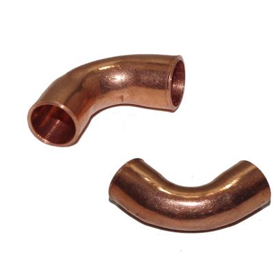 China Connect Tube 3/8 Inner Diameter Custom Copper Fittings 45 Degree Copper Fittings Elbow for sale